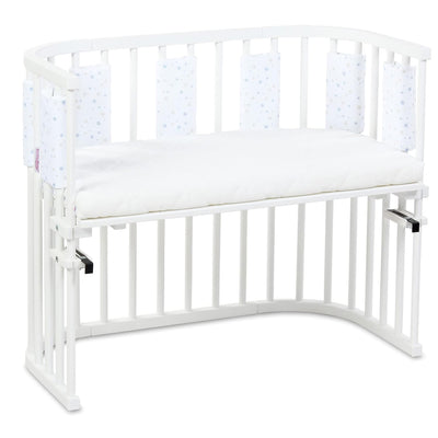 babybay Nestchen Ultrafresh Piqué passend für Modell Original, weiss Sternemix sand/azurblau