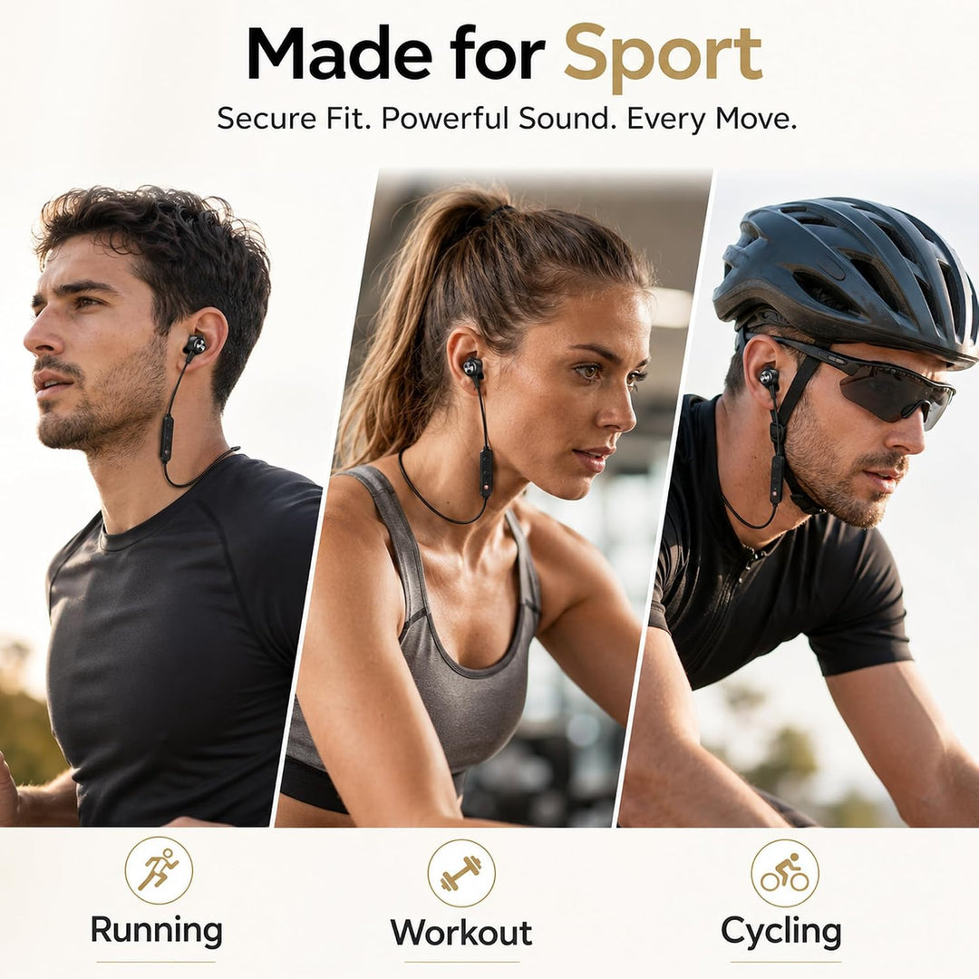 Bluetooth Kopfhörer In Ear, Magnetische Kabellose Sport Ohrhörer mit Mikrofon, 20 Std Akku, Bluetoot