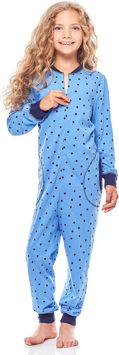 Merry Style Mädchen Schlafoverall Jumpsuit Mädchen Bequeme und warme Schlafanzug Kinder MS10-186 110