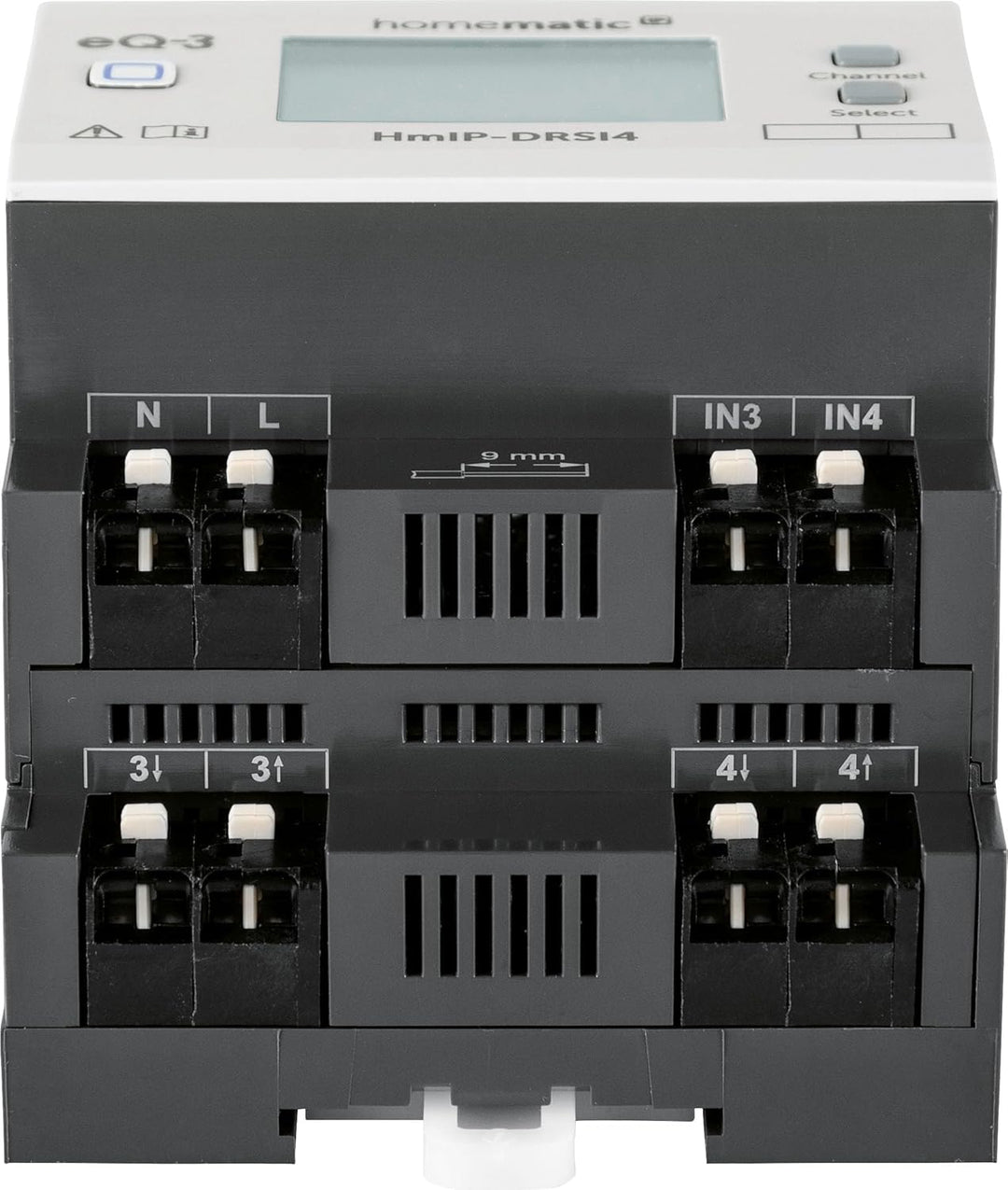 Homematic IP Smart Home Funk-Schaltaktor für Hutschienenmontage HmIP-DRSI4, 4-fach