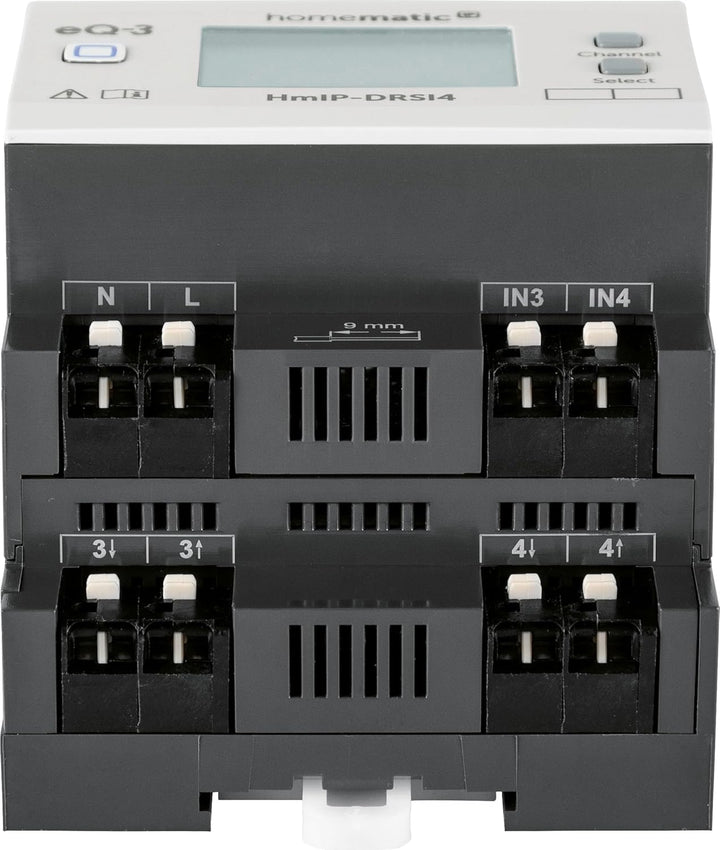 Homematic IP Smart Home Funk-Schaltaktor für Hutschienenmontage HmIP-DRSI4, 4-fach