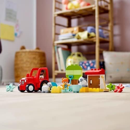 LEGO 10950 DUPLO Town Traktor und Tierpflege Spielzeug, Spielzeug