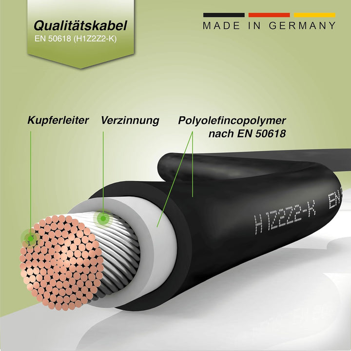 SOLARTRONICS Solarkabel 4mm² 100m blau, Photovoltaik Kabel H1Z2Z2-K, UV-fest, Solar Verlängerungskab