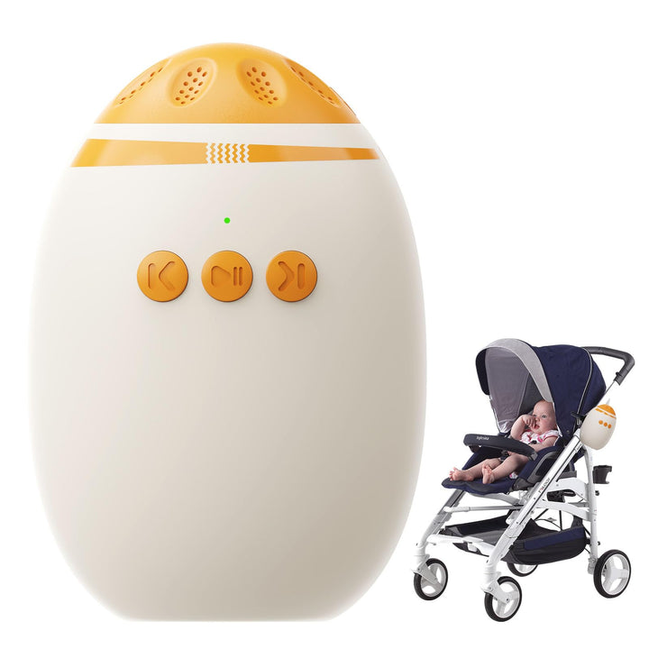 Kinderwagenschaukler - Einschlafhilfe Baby Handfreie Babywippe Elektrisch mit 45-Min Timer, USB-C Wi