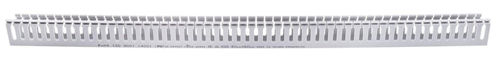 RS PRO Verdrahtungskanal Grau, 40 mm x 60mm, Länge 1m Kunststoff, Seitenwand Offen, Packung a 4 Stüc