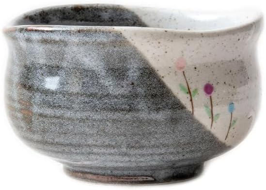 aquanaut Kutani Ware Japanische Matcha-Schale Hidamari, mittelgross, Braun