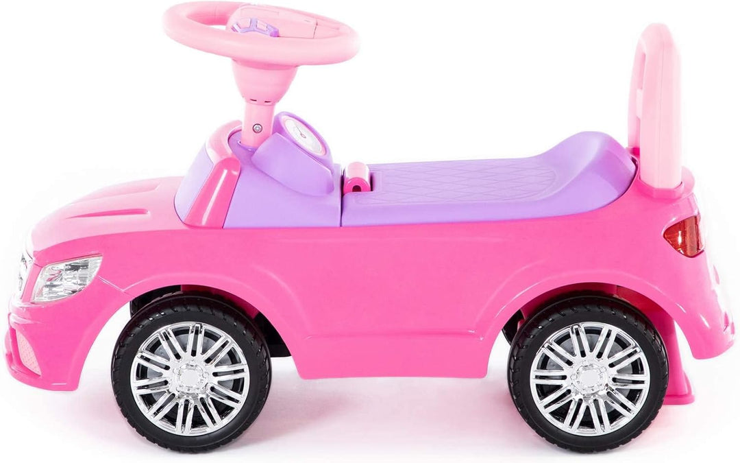 Rutscher Auto pink Super Car Nr.3 Sound Kinder Rutscherfahrzeug Lauflernhilfe