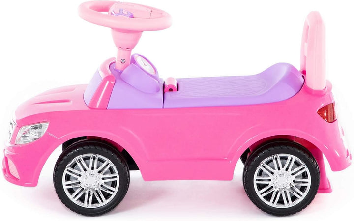 Rutscher Auto pink Super Car Nr.3 Sound Kinder Rutscherfahrzeug Lauflernhilfe