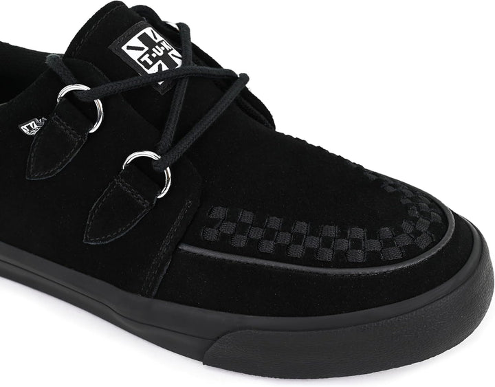 T.U.K. Leather Creeper Sneaker - Herren & Damen Schuhe - Punk, Gothic, Emo und Rockabilly Style Lede