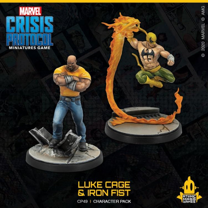 Atomic Mass Games Fantasy Flight Games - Marvel Crisis Protocol: Luke Cage and Iron Fist - Miniature