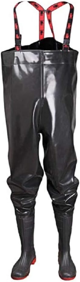 PROS Wathose AJ-SBSTRONG Anglerhose Fischerhose Teichhose Hochwasserhose 42 Grün, 40