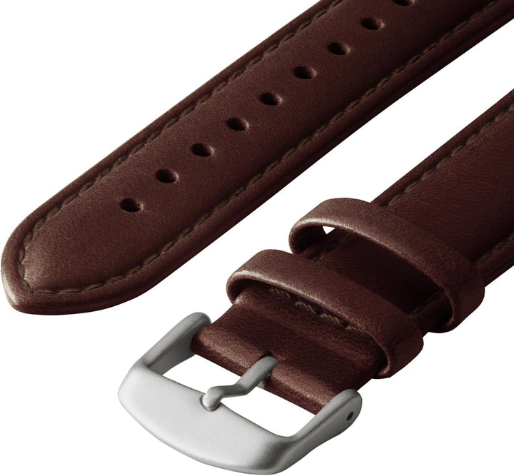 Archer Watch Straps - Uhrenarmbänder aus Hochwertigem Genarbtem Leder für Apple Watch Dunkle Kastani