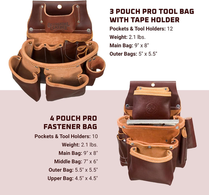 Occidental Leather 5089 XL 7 Bag Framer X-large, XL