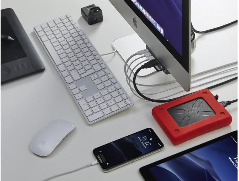 LMP USB-C Attach Hub 7 Port for iMac, Silver