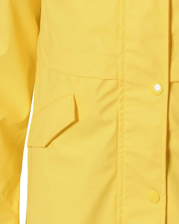 CMP Unisex Kinder Kinder-regenjacke mit Fester Kapuze Jacke 116 Gelb, 116 Gelb