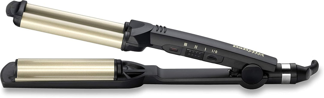 BaByliss Easy Waves Welleneisen, Gold-schwarz, C260E &amp; Revlon Salon One-Step Haartrockner und Volumi