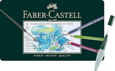 Faber-Castell - Albrecht Dürer Watercolour Pencils - Tinbox of 36 (117536)