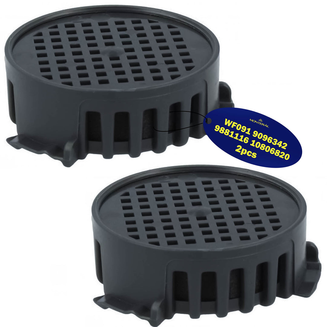 2 Stück Aktivkohlefilter Kühlschrank Ø 45 mm für Miele 10806820 für Liebherr WF091 9096342 909634200