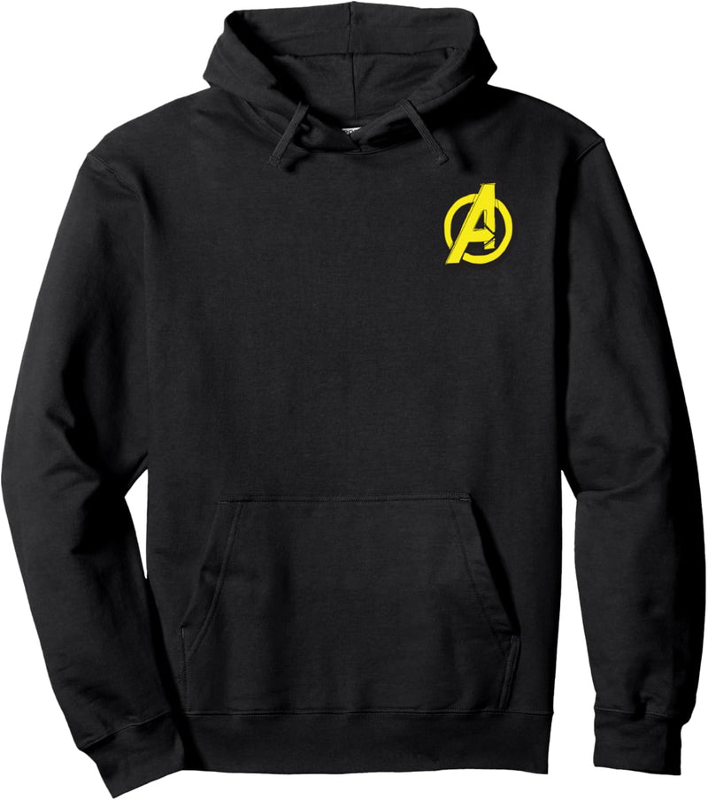 Marvel Avengers Yellow Block Logo Pullover Hoodie