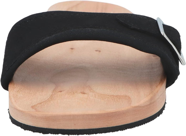 Berkemann Unisex-Erwachsene Berkilette Pantoletten 43 1/3 EU Schwarz, 43 1/3 EU Schwarz