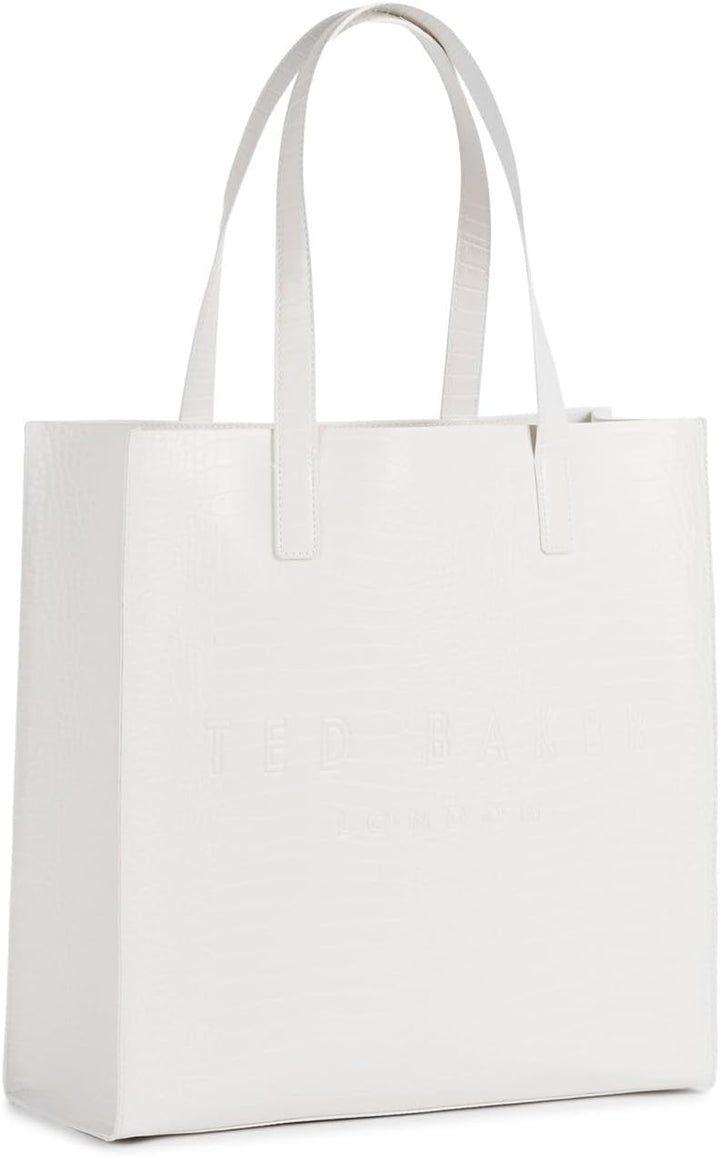 Ted Baker - Damen - Handtasche - CROCCON - Schultergurt, inneres Reissverschlussfach Nude, Nude