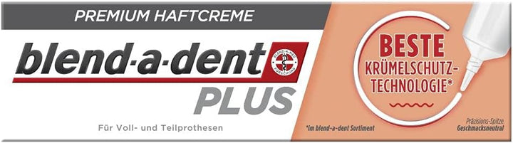 Blend-a-dent Plus Premium-Haftcreme Krümelschutz, 12er Pack (12 x 40 g) Old, 40 g (12er Pack) Old