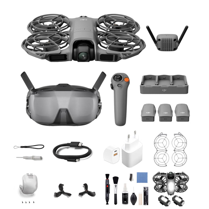 DJI Neo 2 Motion Fly More Combo Bundle mit Zubehör, 4K Drohne für Einsteiger mit RC Motion 3 und Gog