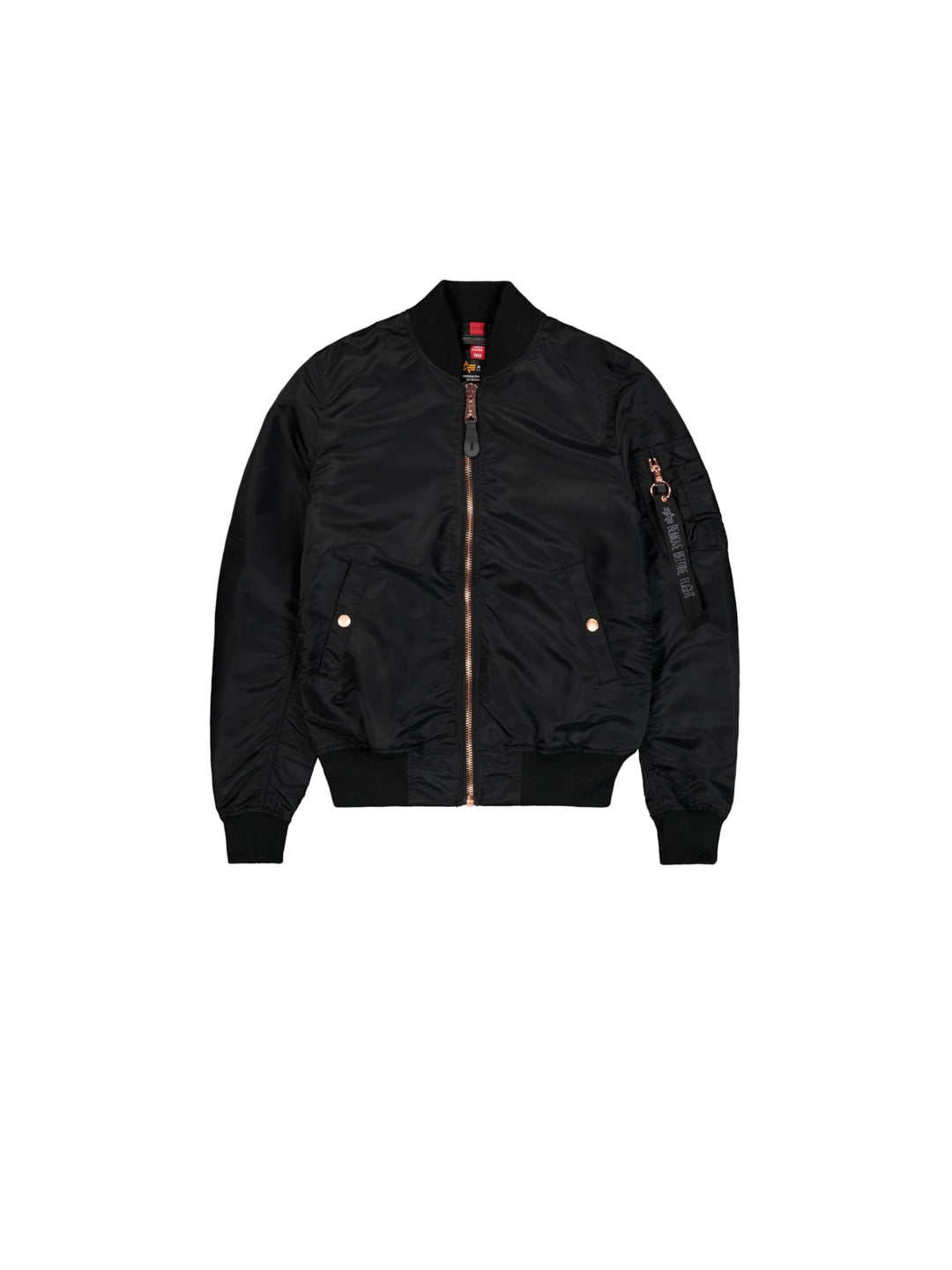 ALPHA INDUSTRIES Damen Bomberjacke M Black/Copper, M Black/Copper