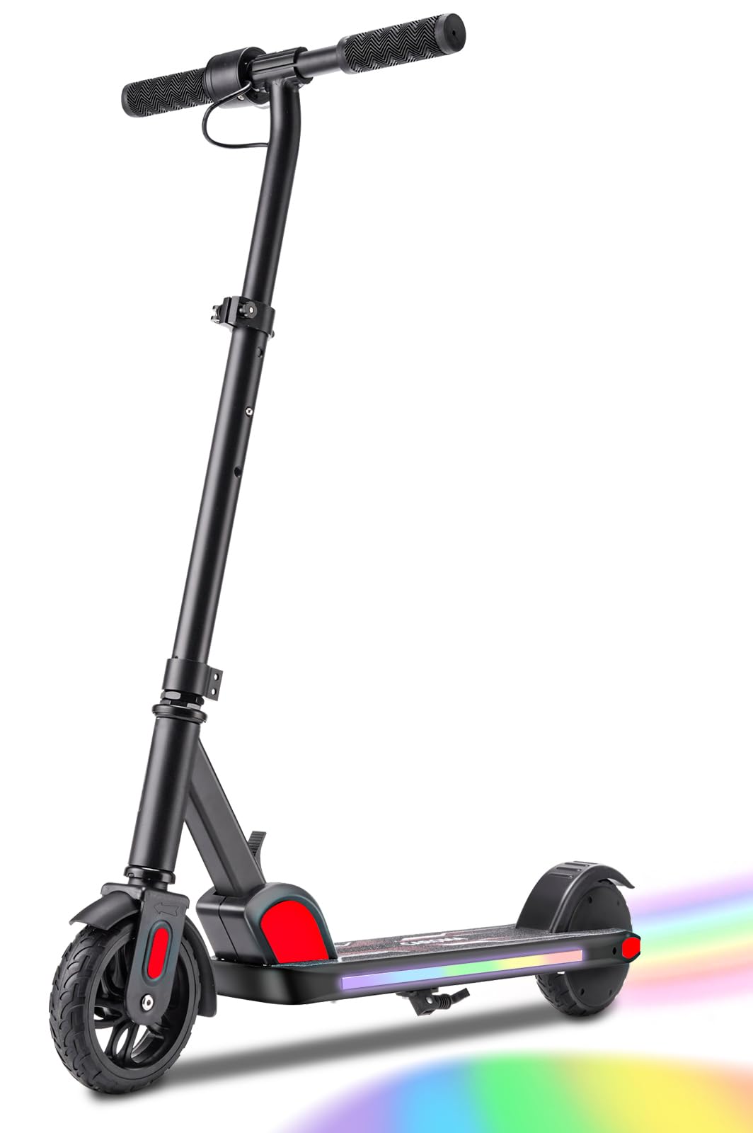 Caroma E Scooter Kinder von 8-12 Jahren,bis zu 16 km/h & 8 km,Elektroroller Kinder mit Bunte Leuchte