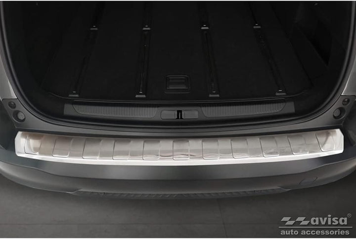 Avisa Edelstahl Heckstossstangenschutz kompatibel mit Citroën C5 X 2021- 'Ribs'