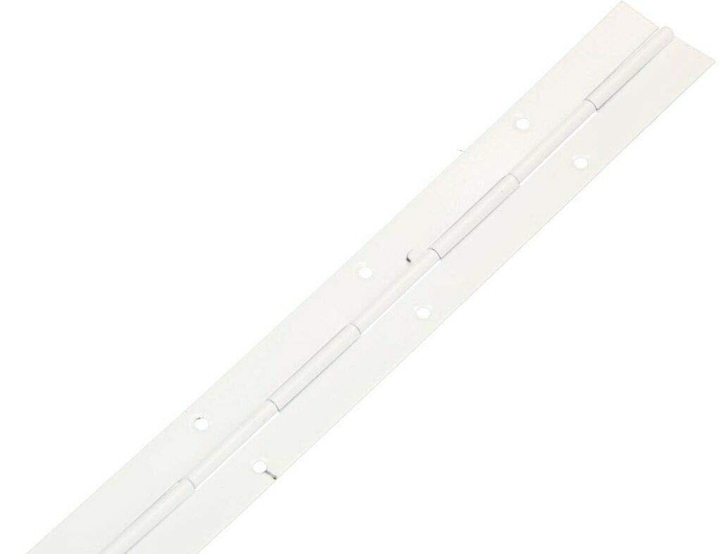 KOTARBAU® 25er Set Stangenscharnier Klavierband 300/31 mm Weiss Teilbar/Schneidbar Scharnier Kürzbar