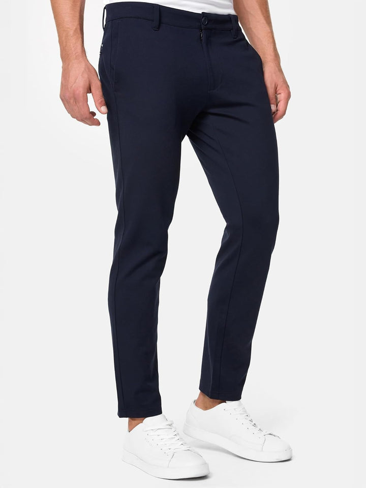 Indicode Herren Rodekro Performance Pants | Chinohose Herrenhose Super Stretch Stoffhose Bequeme Bus