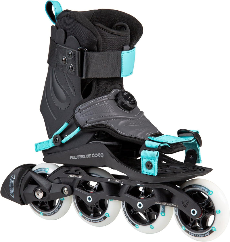 Powerslide Inline Skate Doop Urban 90, für Fitness und Urban, für Damen und Herren