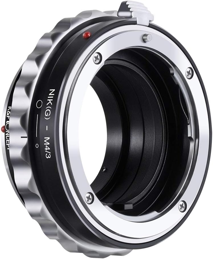 K&amp;F Concept Nikon AI(G)-M4/3 Objektiv Adapter mit Blendenring für Nikon G AF-S F Objektiv auf M4/3 M
