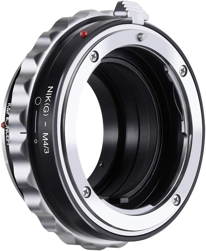 K&amp;F Concept Nikon AI(G)-M4/3 Objektiv Adapter mit Blendenring für Nikon G AF-S F Objektiv auf M4/3 M