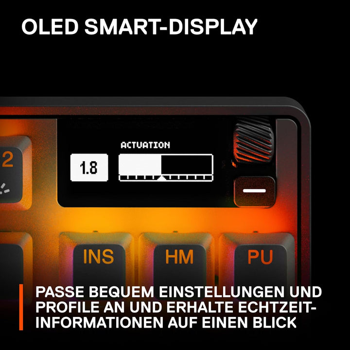 SteelSeries Apex Pro TKL Wireless HyperMagnetic Gaming-Tastatur – E-Sports TKL-Formfaktor – Anpassba