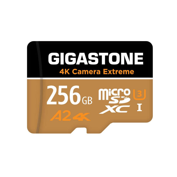 [5 Jahre kostenlose Datenwiederherstellung] Gigastone 4K Kamera Extreme 256GB MicroSDXC Speicherkart