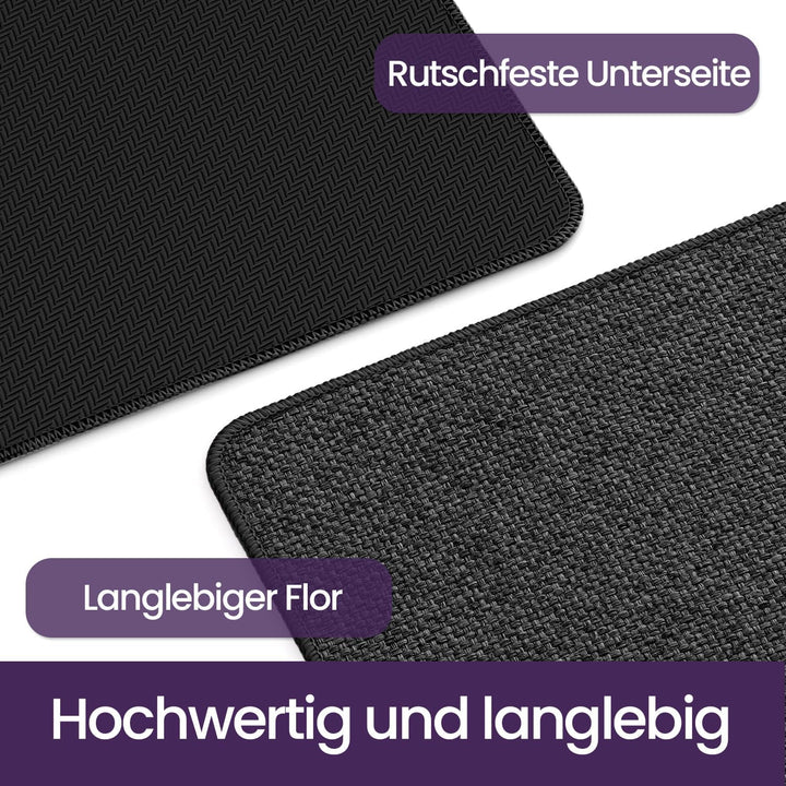 DEXI Fussmatte Innen 44 x 75cm, rutschfest Schmutzfangmatte, waschbar Fussmatte, Dünne Eingangstürma