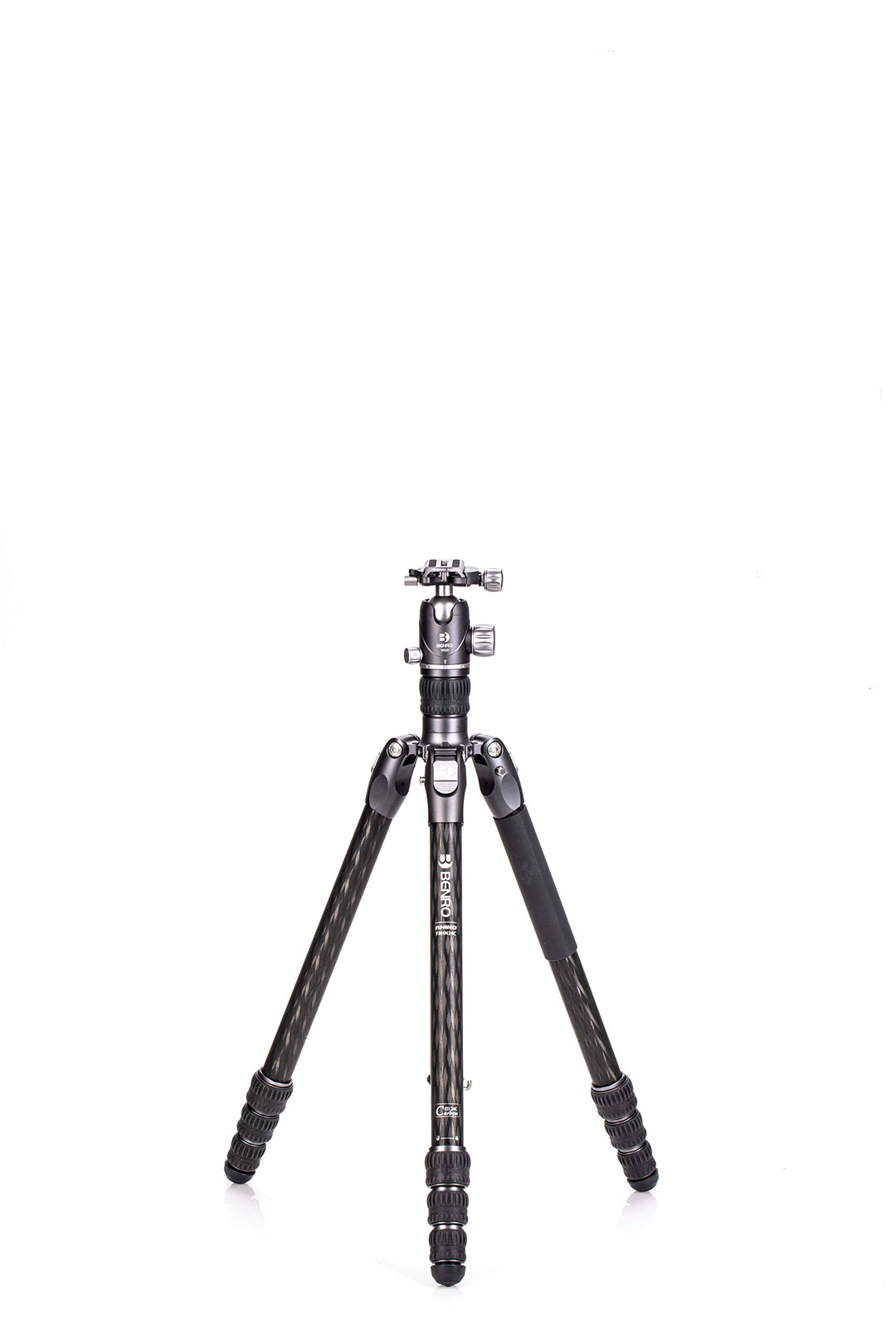 Benro Carbon Fibre Two Series Tripod/Monopod with VX25 Ballhead, 4 Leg Sections, Twist Leg Locks, Pa