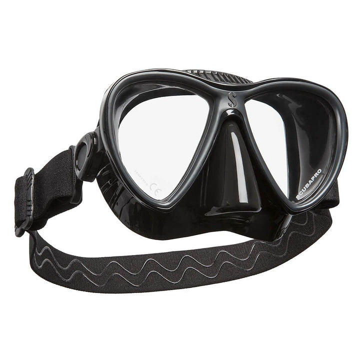 Scubapro Synergy Twin Trufit Scuba Diving Mask schwarz/silber (BLK/SILVER MIRROR), schwarz/silber (B