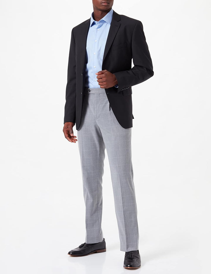 Pierre Cardin Men's Brice Blazer, 52 Schwarz (Schwarz 2000)