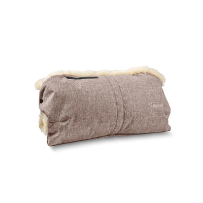 Fellhof Kinderwagen-Handwärmer aus Lammfell (Beige-melange), Beige-melange