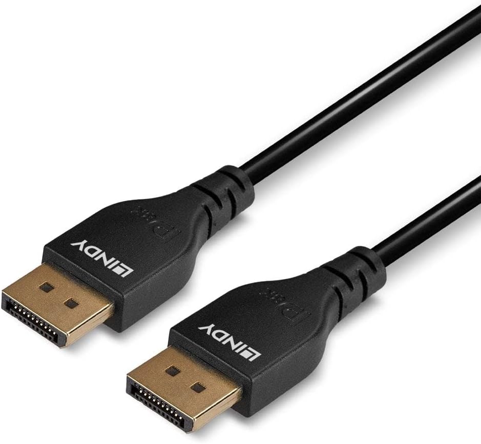 LINDY 36463 3m DisplayPort 1.4 Kabel, Slim