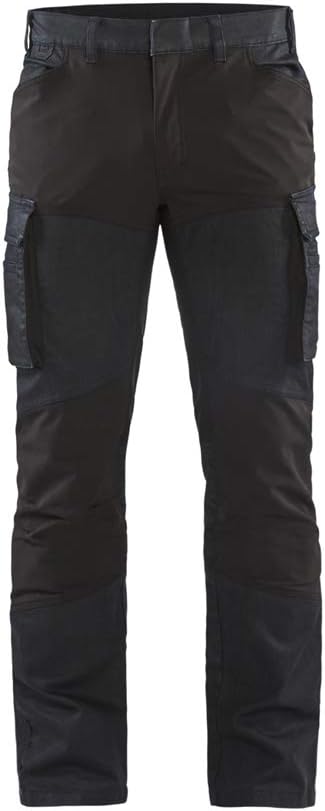 Blaklader 145711478999D100 Service Denim Stretch Arbeitshose, Marineblau/Schwarz, Grösse D100