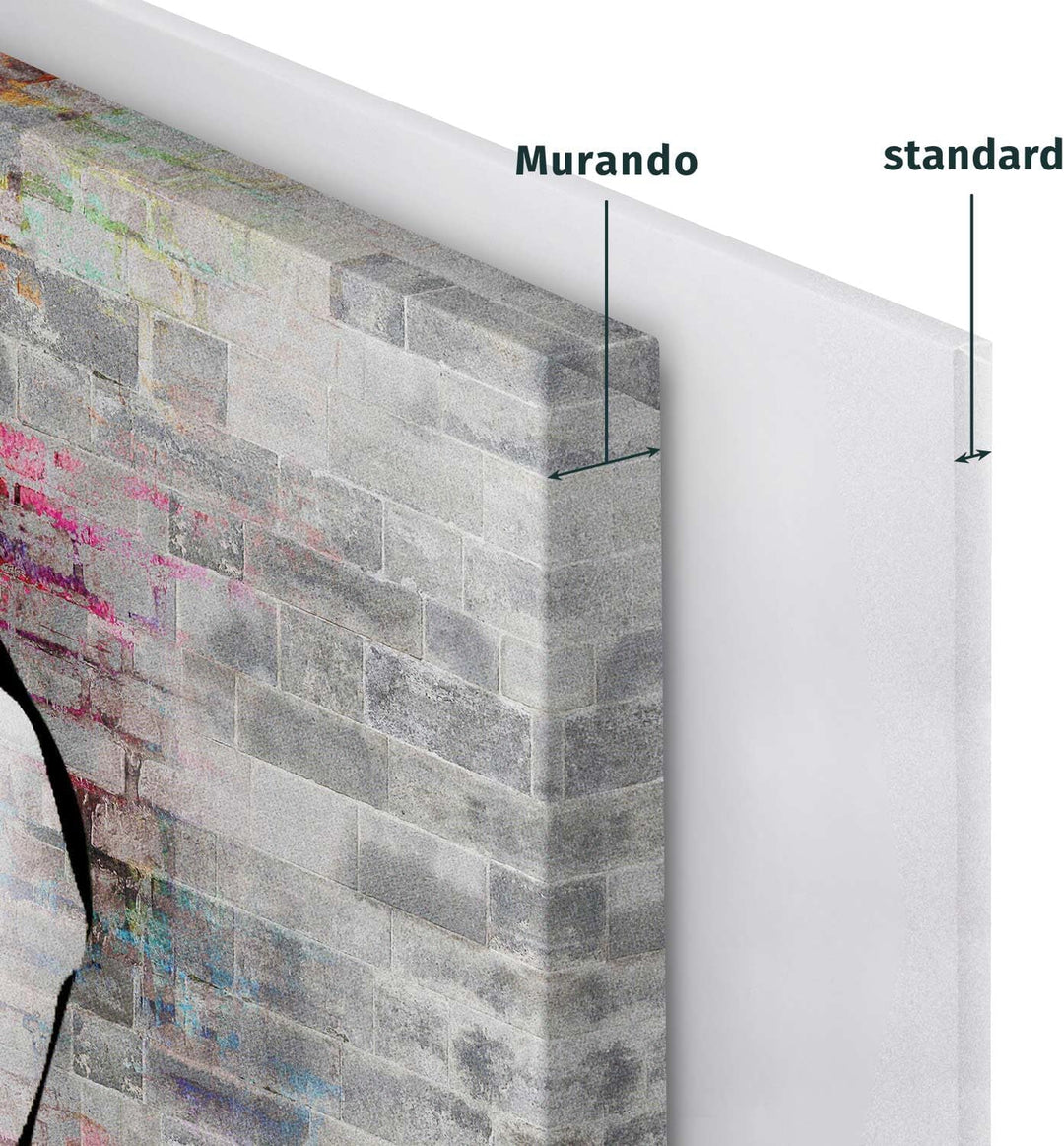 murando - Bilder Banksy Mario 200x80 cm Vlies Leinwandbild 5 tlg Kunstdruck modern Wandbilder XXL Wa