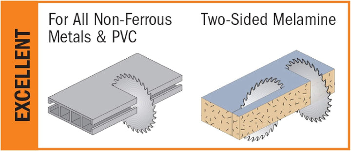 CMT Orange Tools Kreissägeblatt HW 315 x 3,2 / 2,5 x 30 Z=96 TCG - 297.096.23M - für eisenfreies Mat