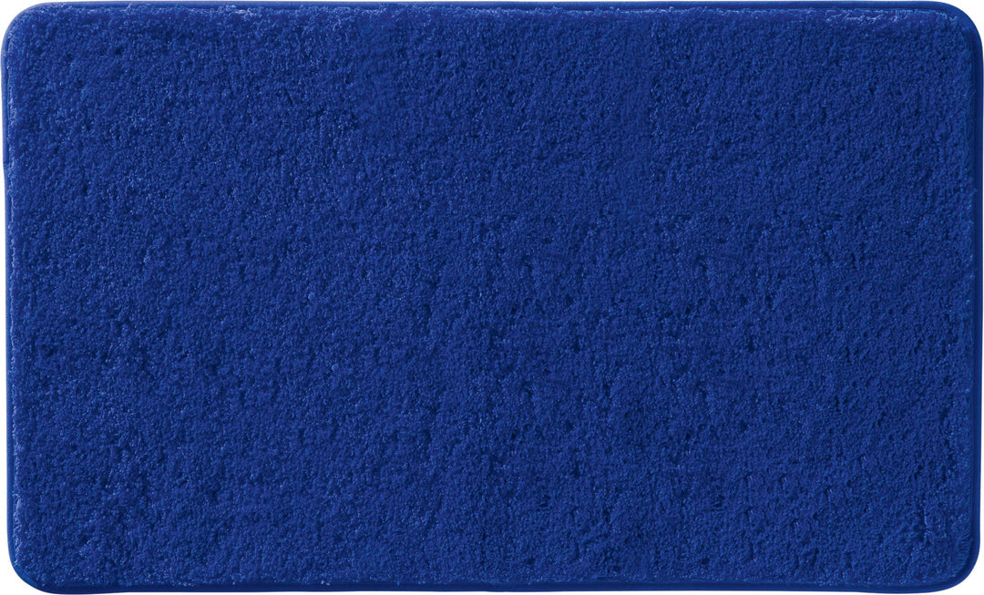 Erwin Müller Badematte, Badteppich, Badvorleger Rhodos Uni rutschhemmend Royalblau Grösse 70x120 cm