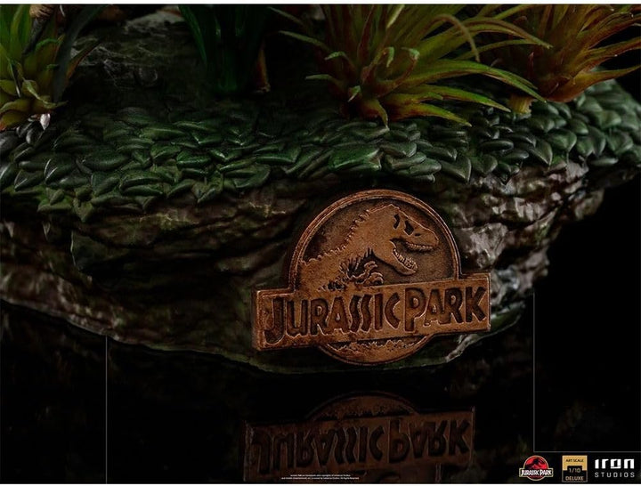 Iron Studios UNIVJP47221-10 1:10 Just The Two Raptors Deluxe Jurassic Park Figur Art Scale, Mehrfarb