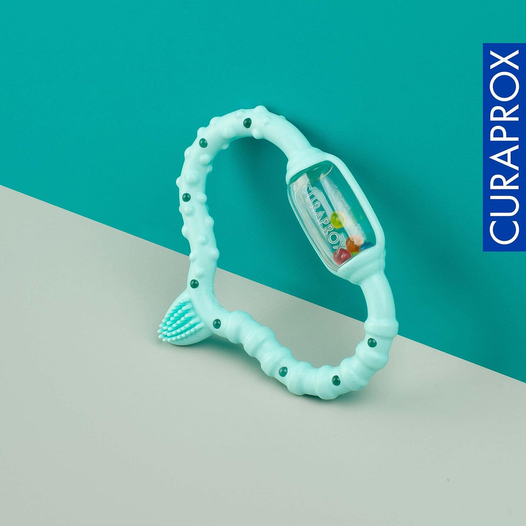 Curaprox Baby Beissring - Für Kleinkinder 0-24 Monate/Lindert Zahnbeschwerden & stimuliert die senso