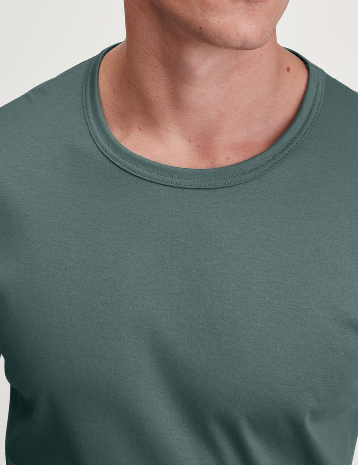 CALIDA Relax Streamline Pyjama, Schlafanzug, lang Herren, aus 100% Baumwolle 52-54 Dark Glen, 52-54